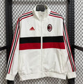 AC Milan retro windbreaker jacket white