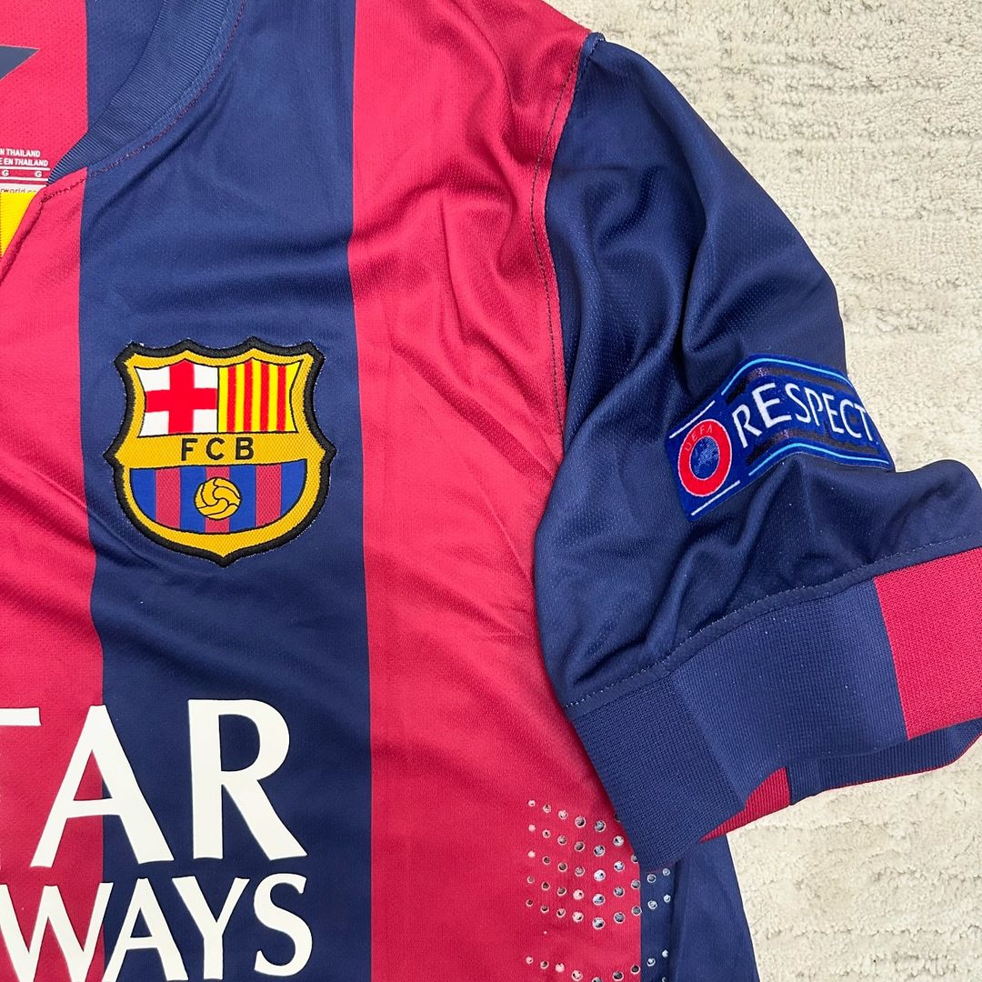 Neymar Jr Barcelona 2014/15 Berlin Champions League Final Retro Jersey