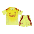 Arsenal 2024/25 Goalkeeper Jersey – Yellow Kids Edition